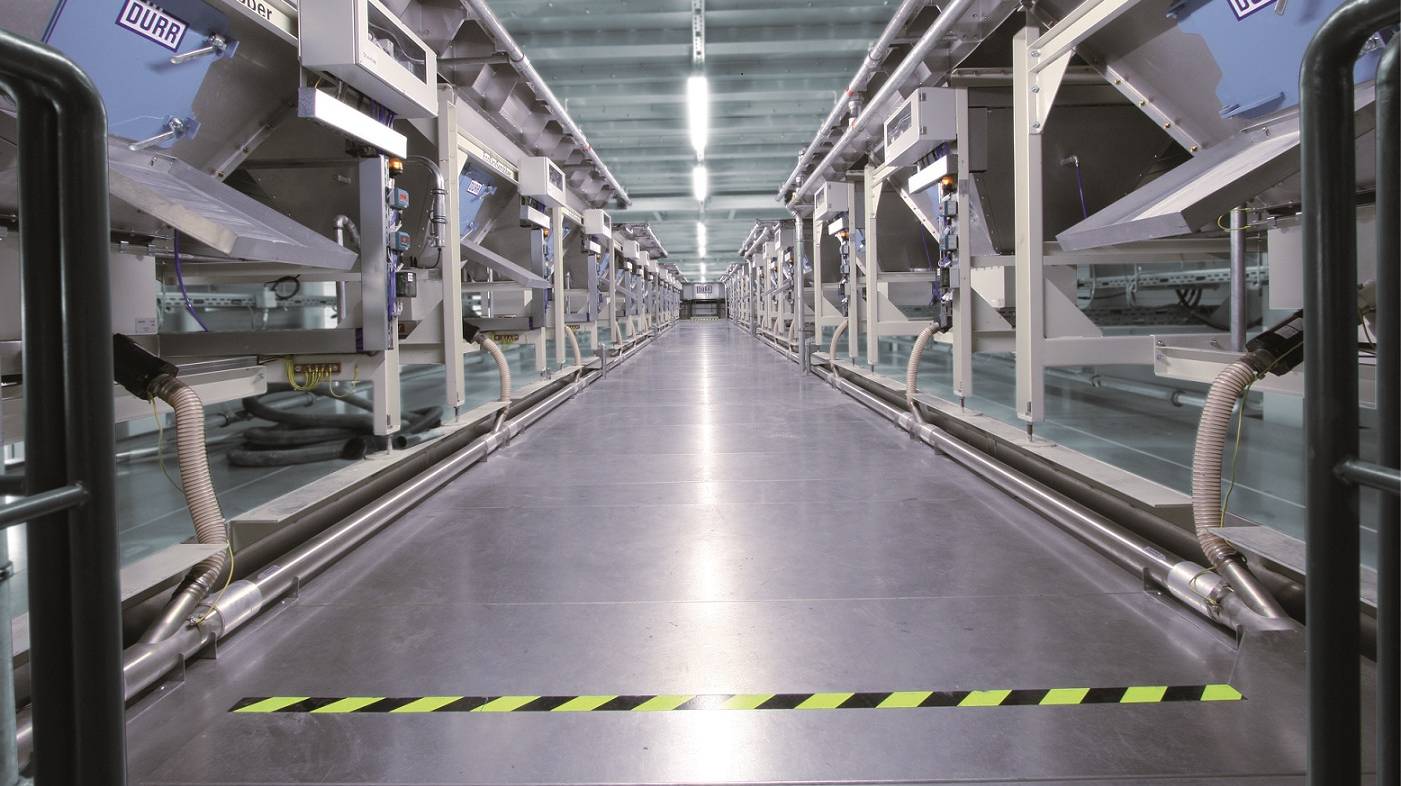 Dürr使用生态干燥洗涤器进行过喷雾分离